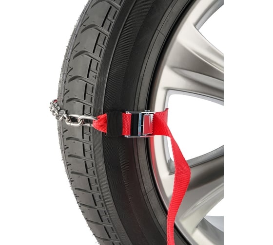 Изображение товара Цепи противоскольжения для легковых автомобилей REXANT однорядные, 2 шт. 07-7024