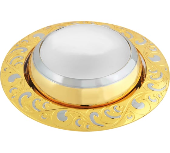 Изображение товара Встраиваемый светильник De Fran R50, E14, 220В, золото+хром, FT 182A GCH R50