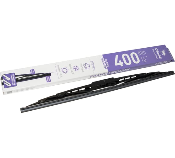 Изображение товара Щетка стеклоочистителя всесезонная каркасная FRAME PREMIUM 16"/400 мм Climair FC400