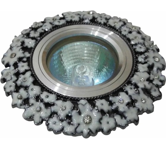 Изображение товара Встраиваемый светильник De Fran MR16 бронза+белая эмаль, "цветочная поляна", FT 220 AB