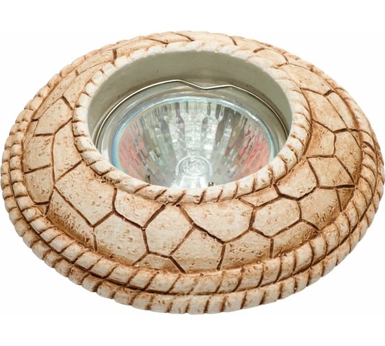 Изображение товара Встраиваемый светильник De Fran MR16 гипс слоновая кость, FT 410