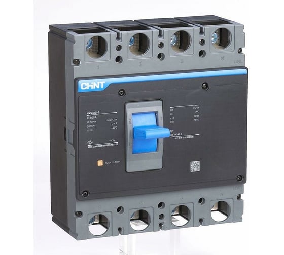 Изображение товара Автоматический выключатель CHINT 3п 630А 50кА NXM-800S (R) 844382
