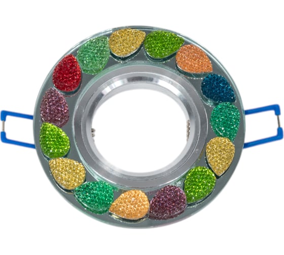 Изображение товара Встраиваемый светильник De Fran MR16 зеркальный+ягодный микс, FT 500