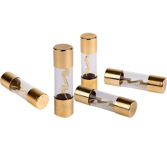 Изображение товара Набор цилиндрических предохранителей REXANT типа AGU 40А 5шт 80-7132