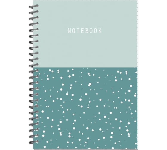 Изображение товара Бизнес-тетрадь Attache Economy Flakes blue обложка УФ-лак, спираль, А5, 48 листов, клетка 1441267