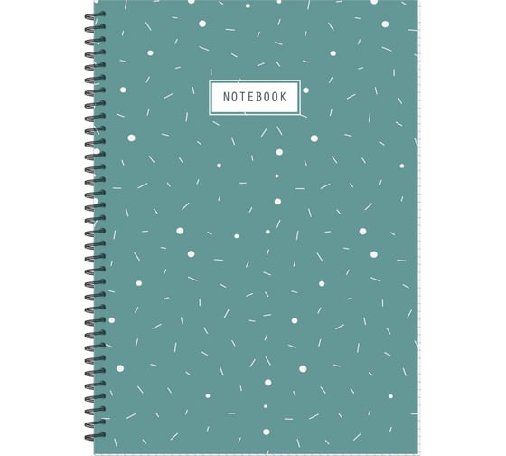 Изображение товара Бизнес-тетрадь Attache Economy Flakes blue обложка УФ-лак, спираль, А4, 48 листов, клетка 1441264