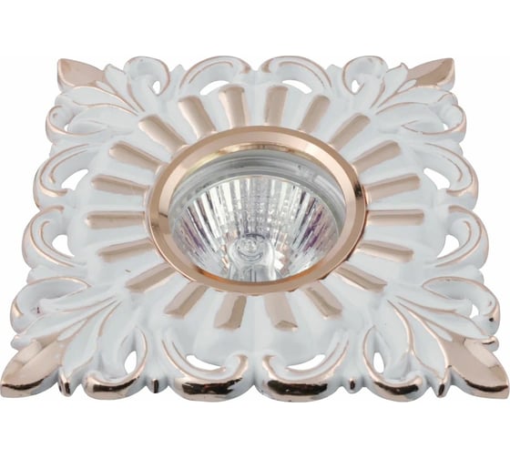 Изображение товара Встраиваемый светильник De Fran MR16 золото+белый, FT 1217 SGDWH