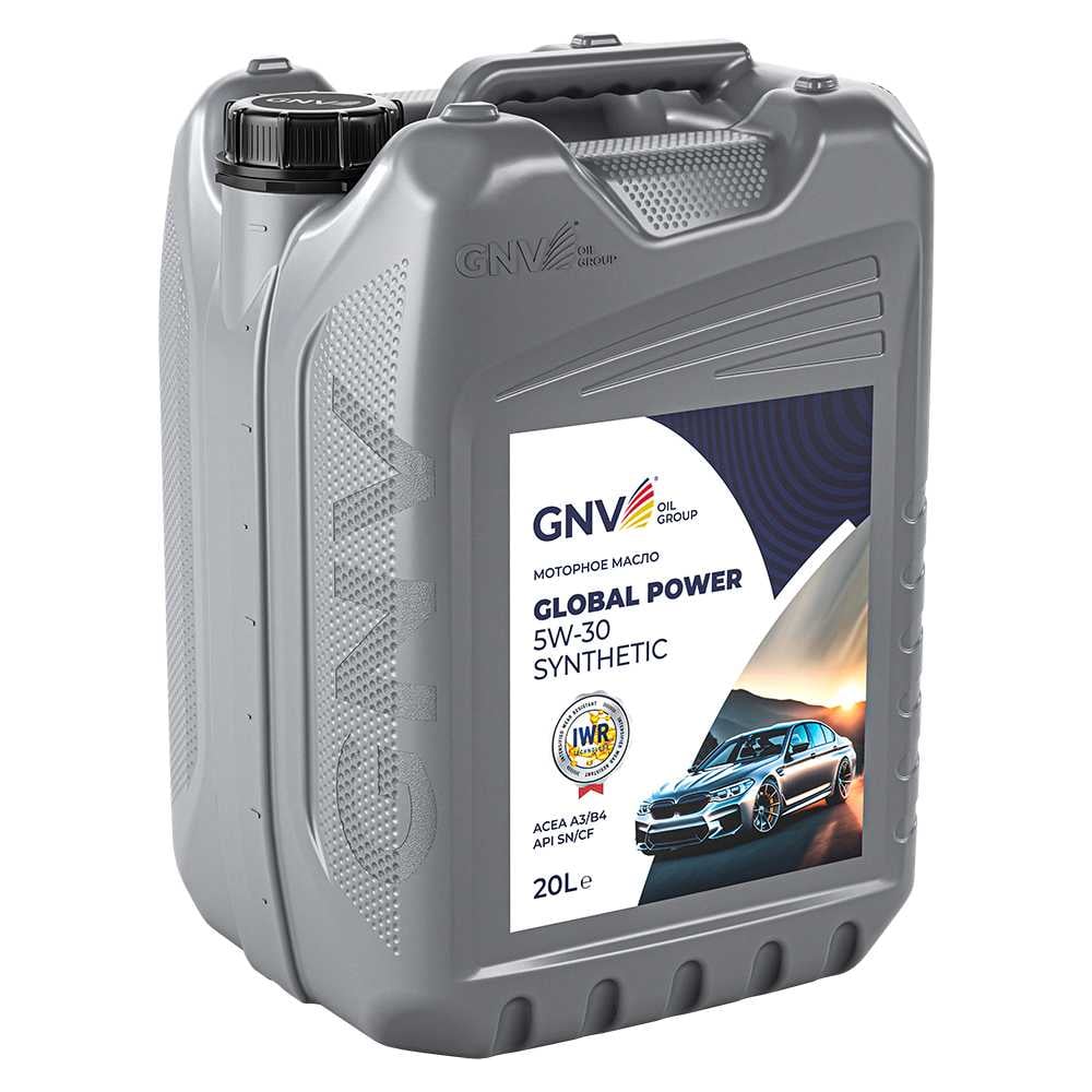 Изображение товара Масло моторное синтетическое GNV Global Power 5W-30, SN/CF, ACEA A3/B4, 20 л GGP1011064010130530020 Изображение товара Масло моторное синтетическое GNV Global Power 5W-30, SN/CF, ACEA A3/B4, 20 л GGP1011064010130530020