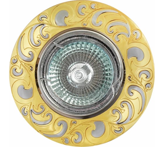 Изображение товара Встраиваемый светильник De Fran MR16 золото+хром, FT 182AK GCH