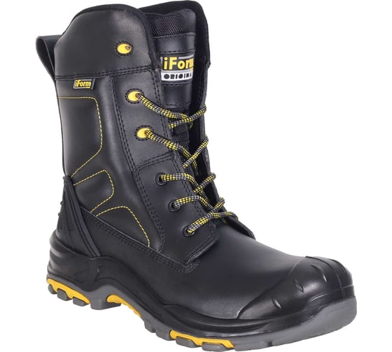 Изображение товара Ботинки iForm ORIGINAL ОРИДЖИНАЛ высокий берец, с КП и КС, шерстяной мех, кожаные, ПУ/нитрил, размер 42 Бот 191/42