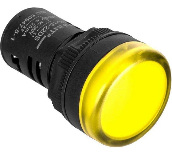 Изображение товара Индикатор CHINT ND16-22DS/2 желтый AC/DC 24В (R) 592939
