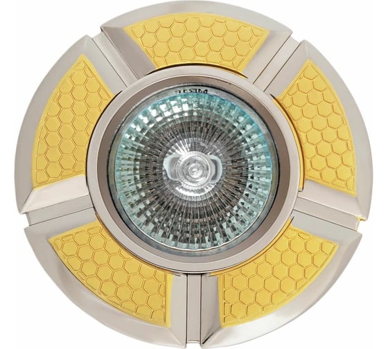 Изображение товара Встраиваемый светильник De Fran MR16 сатин-золото+хром, 16F161 DQ