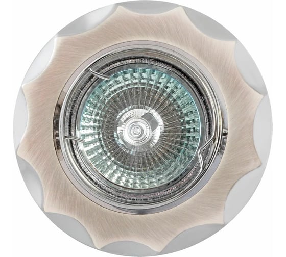 Изображение товара Встраиваемый светильник De Fran MR16 сатин-серебро+хром, FT 152AK SCH