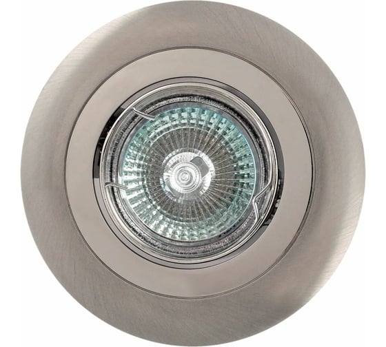 Изображение товара Встраиваемый светильник De Fran MR16 сатин-никель+никель, FT 140AK SNN
