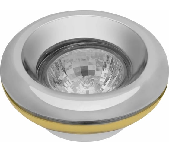 Изображение товара Встраиваемый светильник De Fran MR16 хром+золото, FT 303