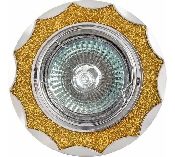 Изображение товара Встраиваемый светильник De Fran MR16 хром+желтый, FT 837AK chy