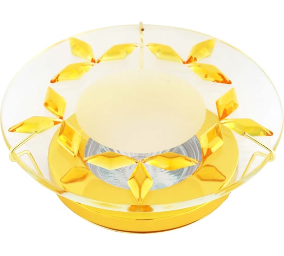 Изображение товара Встраиваемый светильник De Fran MR16 золото+желтый, FT 857 G