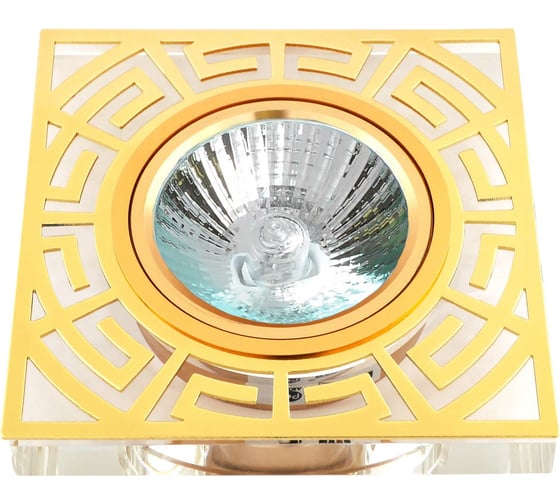 Изображение товара Встраиваемый светильник De Fran MR16 золото+белый, FT 864 G