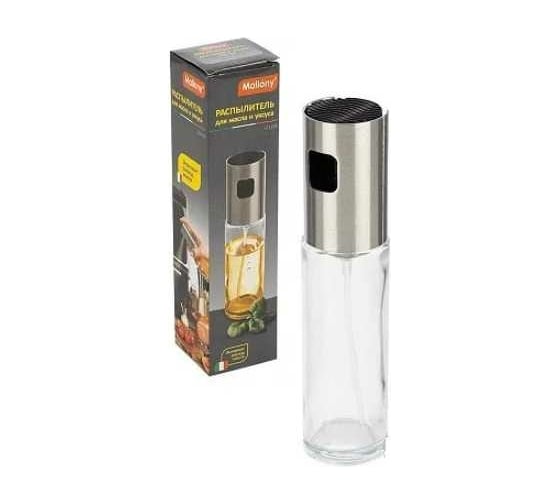 Изображение товара Распылитель для масла и уксуса Mallony OLIVA, объем 100 мл (стекло, нерж.сталь) 100132