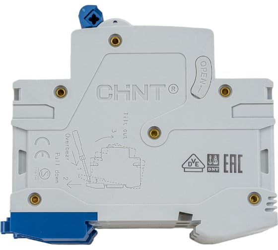 Изображение товара Автоматический модульный выключатель CHINT 3п B 25А 6кА NB1-63 (R) 179689