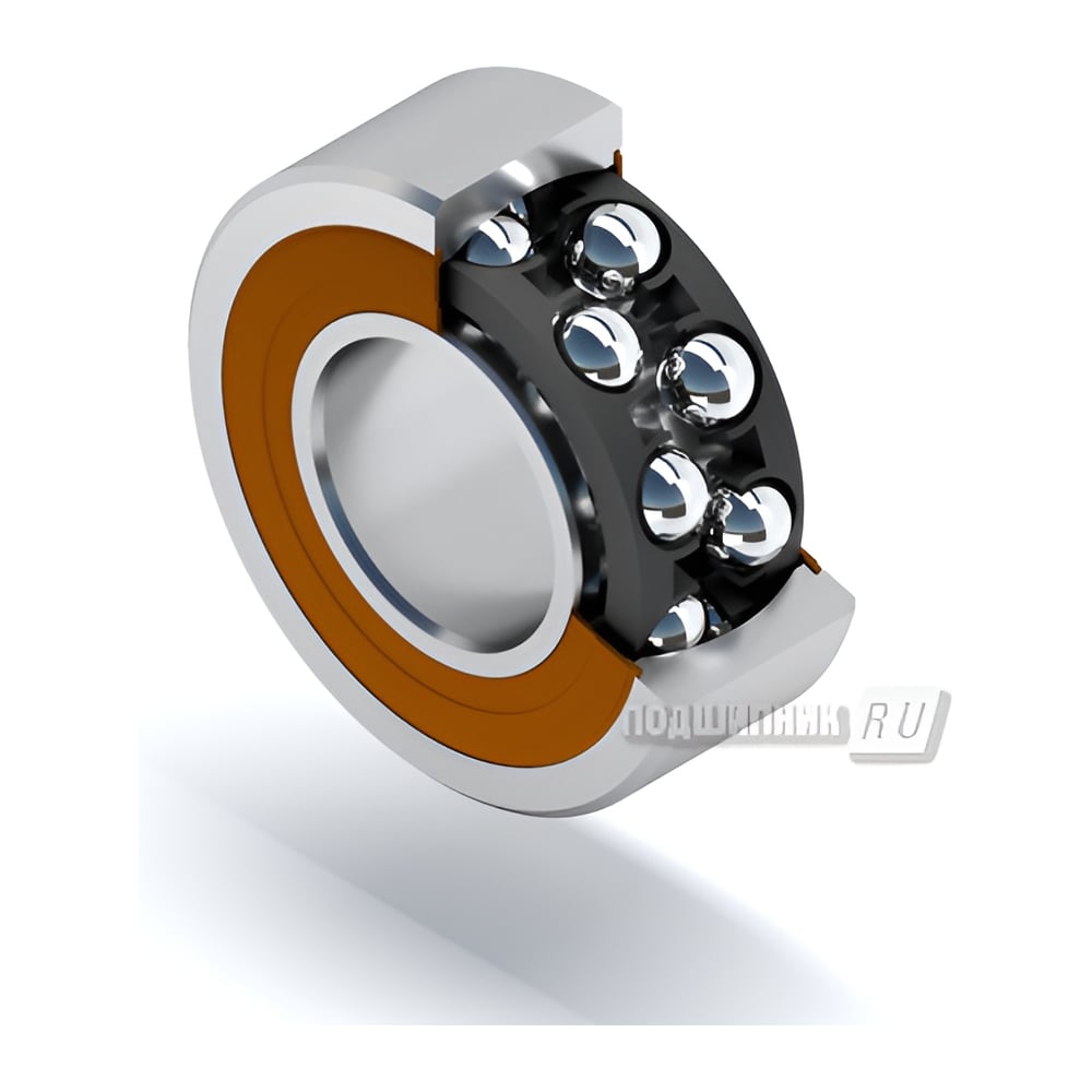 Изображение товара Подшипник сферический радиальный шариковый DINROLL 2210-2RSTN 50x90x23