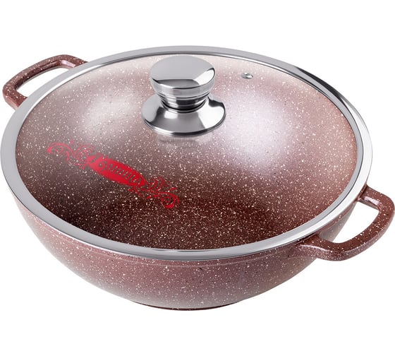 Изображение товара Казан Горница Шоколад 280/150 мм, 6 л, с крышкой, литая ручка, антипригарное покрытие кн4282аш ТП9376