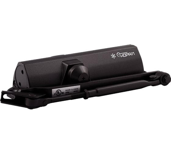 Изображение товара Дверной доводчик НОРА-М 4ST морозостойкий, для дверей от 25 до 120 кг, черный 18685