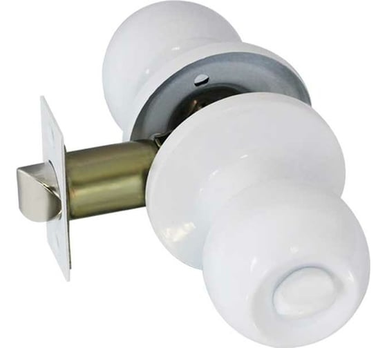 Изображение товара Ручка защелка НОРА-М Isparus ЗШ-03 фиксатор белый 18819