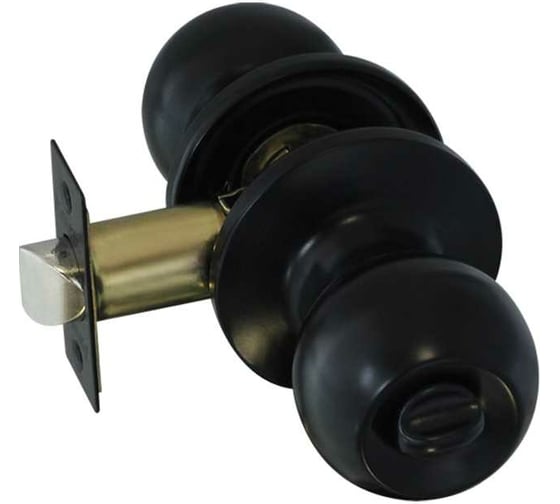 Изображение товара Ручка защелка НОРА-М Isparus ЗШ-03 фиксатор черный 18820