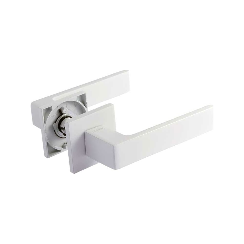 Изображение товара Дверная ручка НОРА-М 132K Slim белая межкомнатные двери надежное крепление
