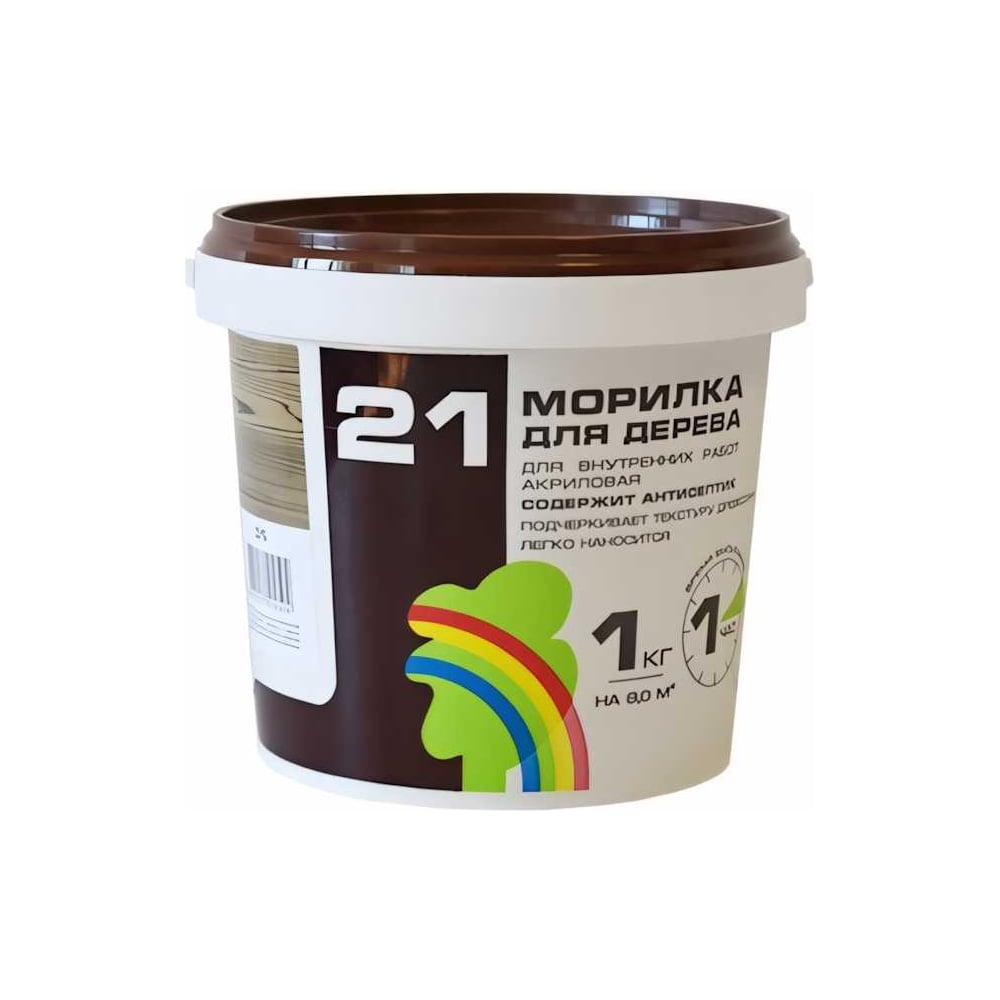 Изображение товара Морилка Радуга ВДАК 21 сосна 1 кг для внутренней обработки древесины