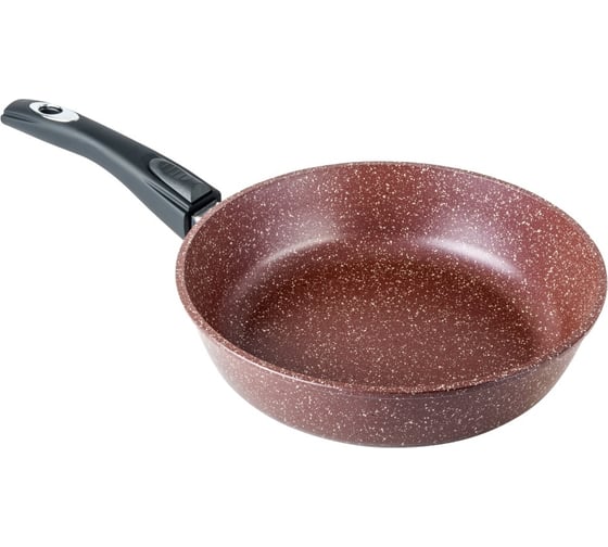 Изображение товара Сковорода Горница 260/70 мм, съемная ручка, антипригарное покрытие, шоколад ТП4799