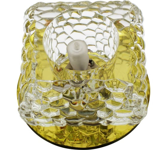 Изображение товара Встраиваемый светильник De Fran G9 золото прозрачный, FT 9284 YL