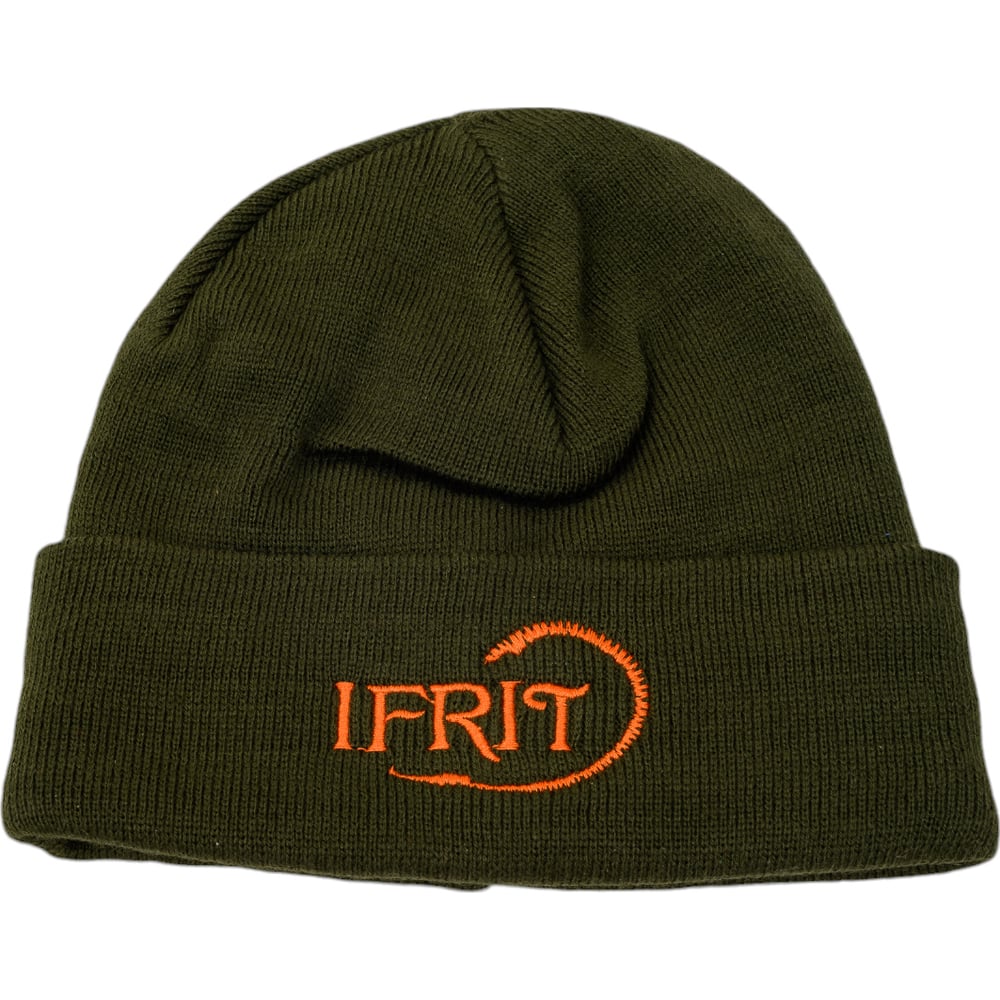 Изображение товара Шапка с отворотом Ifrit Ran двойная вязка акрил хаки универсальный размер