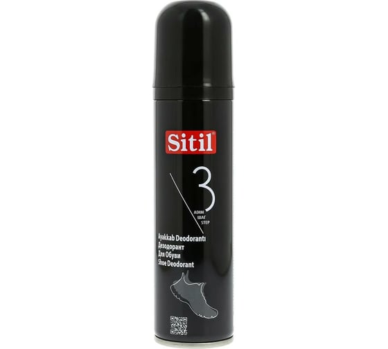 Изображение товара Дезодорант для обуви Sitil Black edition Shoe Deodorant черная коллекция 150 мл 123 SNK