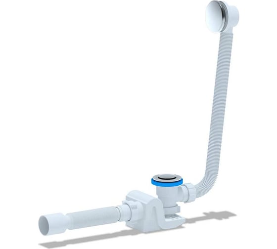 Изображение товара Сифон для ванны АНИ пласт переливной "БРИГ" 1 1/2"х40 EC655