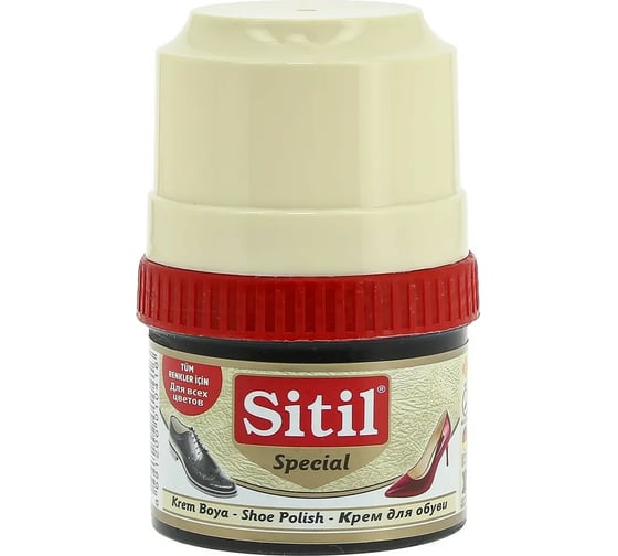 Изображение товара Крем-блеск для обуви Sitil Shoe Polish бесцветный 60 мл 101.00 SKB