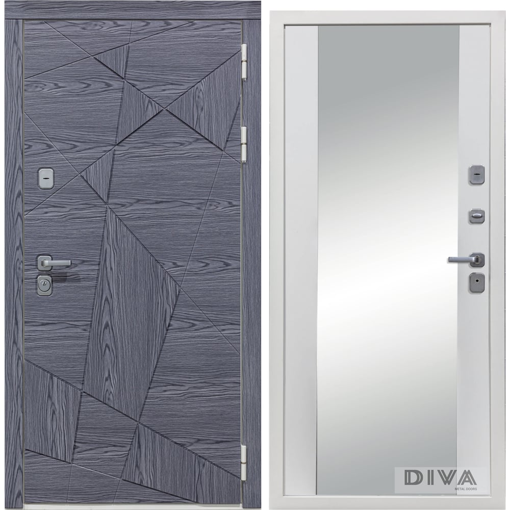Правая дверь DIVA жен сорочка ночная арт 23 0385 белый р 58