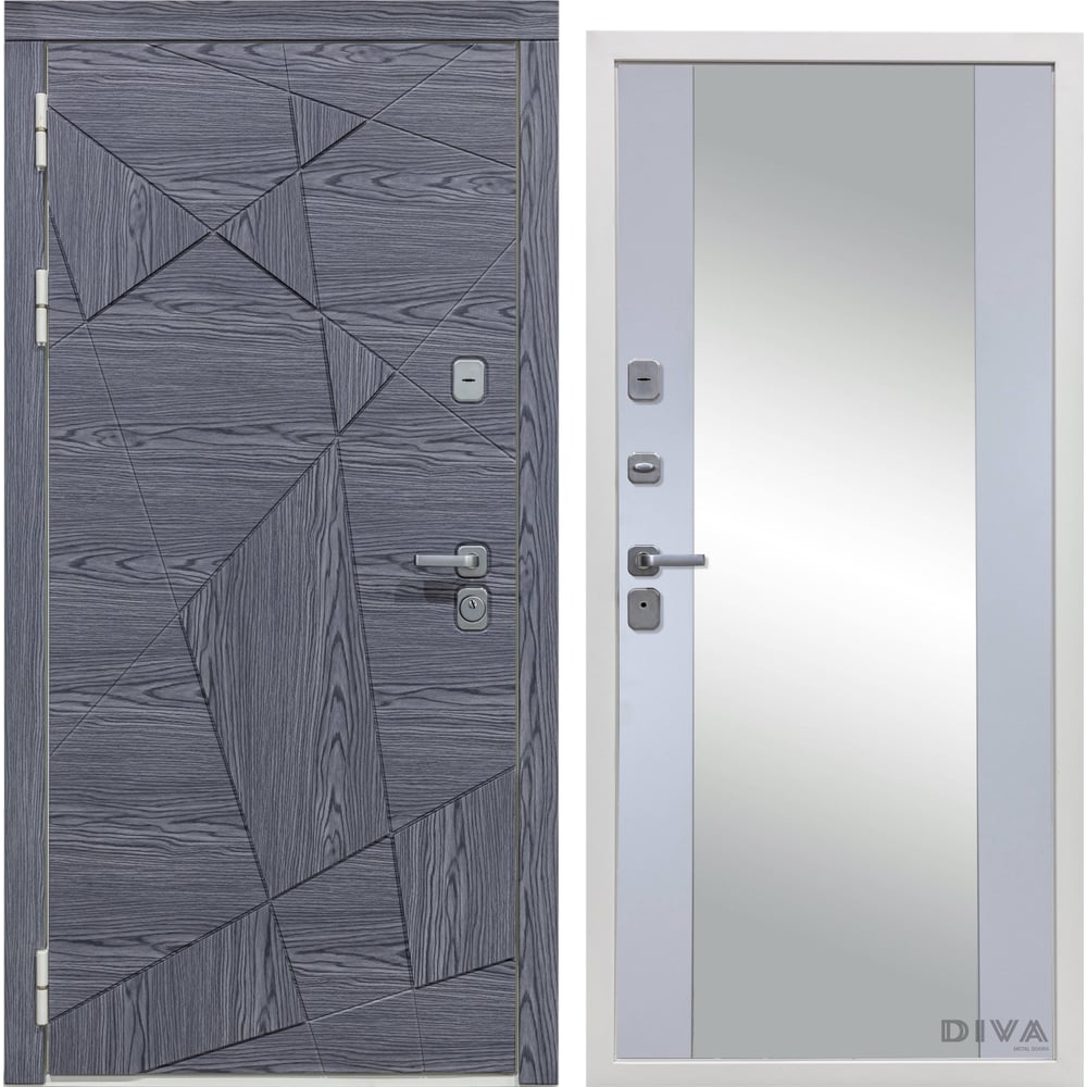 Левая дверь DIVA дверь левое открывание поленница 190 х 67 см с фотопечатью 6 мм добропаровъ