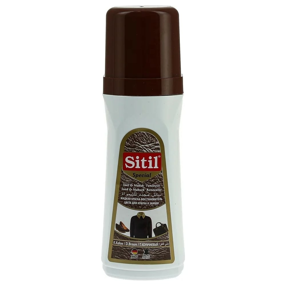 Жидкая краска-восстановитель для замши и нубука Sitil жидкая краска восстановитель для замши и нубука sitil