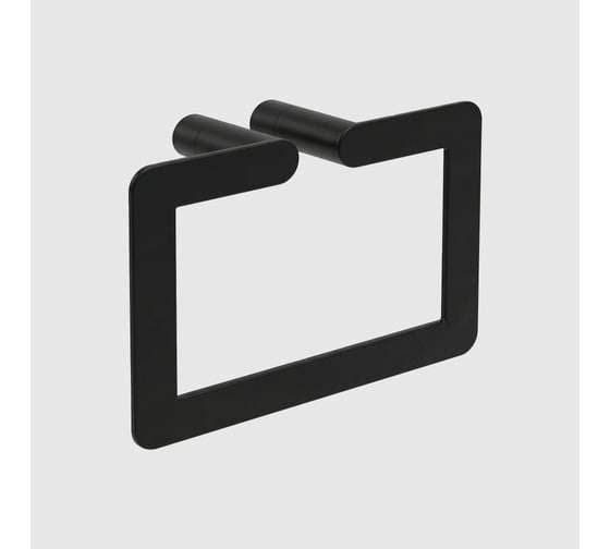 Изображение товара Полотенцедержатель Nofer VERONA чёрный 225 мм нерж. сталь 16880.N