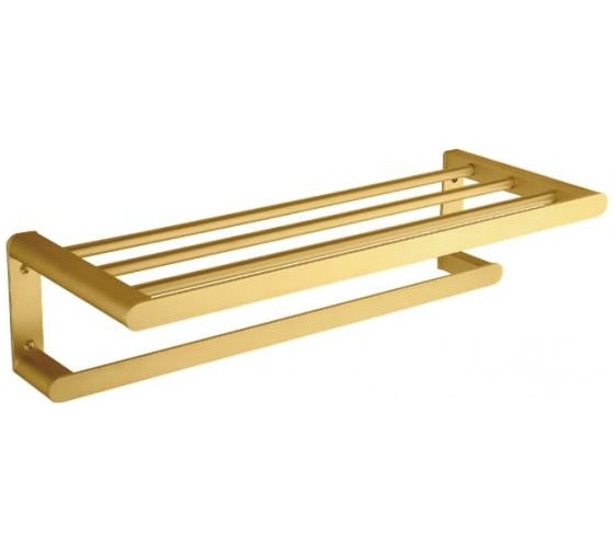 Изображение товара Полка для полотенец Nofer Capri из алюминия, золото 16223.G