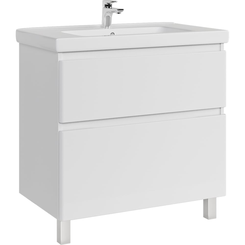 Комплект Sanstar напольная тумба Riana 80 с раковиной Гармония 80 302.1-1.5.1.К