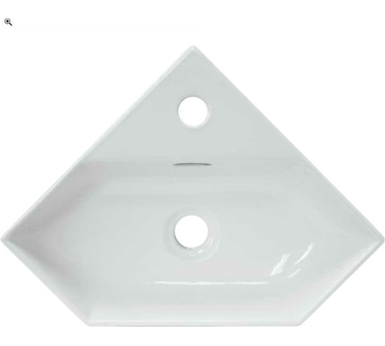 Изображение товара Угловой умывальник Sanita LINE NEW 35 00000089023 WB.CR/Line/35-C/WHT.G/S1