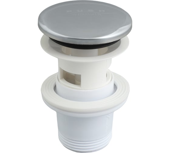 Изображение товара Донный клапан для раковины Wirquin КЛИК КЛАК с отверстием для перелива 30717648