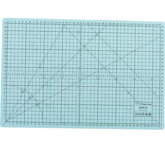 Изображение товара Мат для резки двусторонний (А3; 45х30 см; ПВХ) Gamma 638567