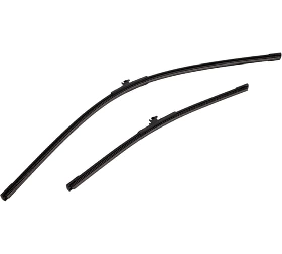 Изображение товара Щетки стеклоочистителя бескаркасные 650/410 мм X1 15-, Creta 16-, Rio 11/16, Mazda5 05-, Qashqai Airline AWB-BK-650-410K