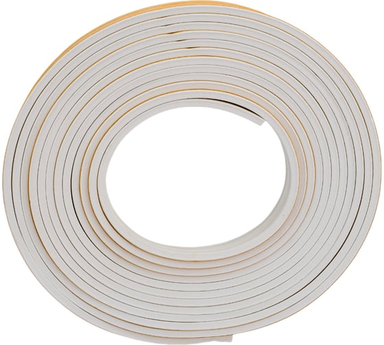 Изображение товара Самоклеящийся уплотнитель Sila E-профиль, 10 м, белый W10 SILAEW10