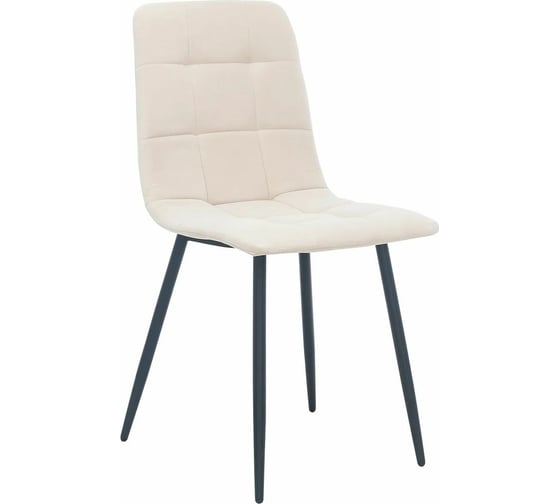 Изображение товара Стул Leset Скай, Металл Черный/Велюр ULTRA SAND Песок 5874-2590