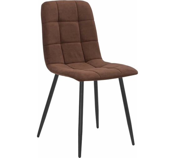 Изображение товара Стул Leset Скай, Металл Черный/Велюр ULTRA CHOCOLATE Шоколад 5874-2538